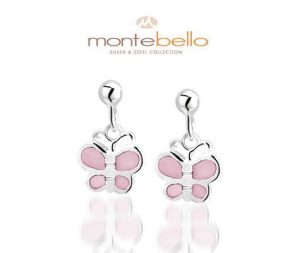 Sterappel, zilveren oorbellen - Montebello Kids Juwelen-0