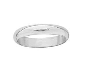 Mariage,Trouwring /Vrienschapsring in Sterling Zilver, 4mm-580