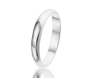 Montebello Ring Wedding - Unisex - 925 Zilver - Trouw - 3 mm -0