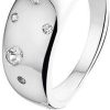 Montebello Ring Jana - Dames - Zilver Gerhodineerd - Zirkonia - 8 mm-0