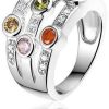 Fancy Colors zilveren ring - montebello sieraden-0