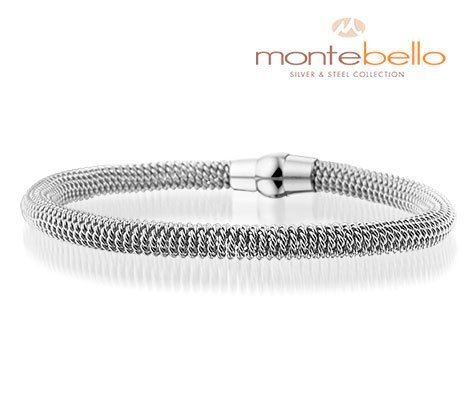 Montebello Armband Aalst - Dames - Staal - Magneet - 19.5 cm-3541