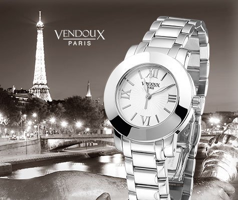 Notre Dame, horloge uit edelstaal - Vendoux Exclusive-0