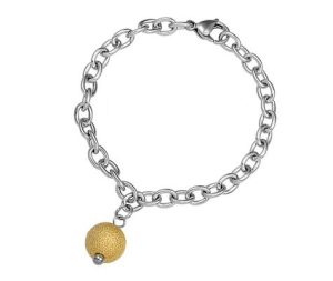 Chalcedoon, edelstalen armband - Montebello Juwelen-0