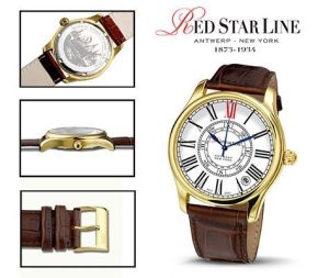 RSL01, edelstalen horloge - Red Star Line Watches-0