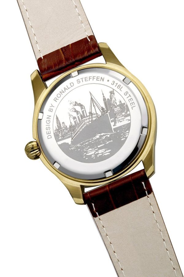 RSL01, edelstalen horloge - Red Star Line Watches-4203