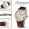 RSL09, edelstalen horloge - Red Star Line Watches-0