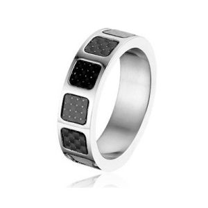 Montebello Ring Marco - Heren - 316L Staal - Carbon - 7 mm-0