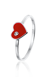 Queeny ring, zilveren ring - amanto kinderjuwelen-5144