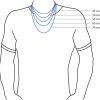 Montebello Ketting Shirt S - Unisex - 925 Zilver - Sport - 14x27mm - 45cm-17588