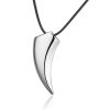 Montebello Ketting Tooth - 316L Staal - Leer - 45x20mm - 50 cm-0