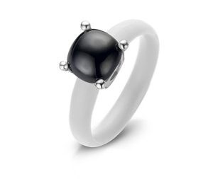 Montebello Ring Solidago - Dames - Zilver - Zirkonia - ∅10 mm - One Size-0