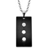 Montebello Ketting Adil - Heren - 316L Staal - Schroefje - 20x40 mm - 60cm-0