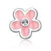 Montebello Bedel Flower pink - Dames - Metaal - Emaille - ∅12 mm-0