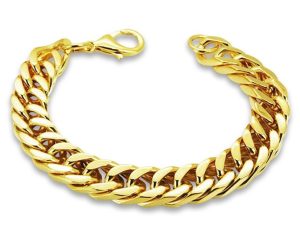 Amanto Armband Admin - Heren - 316L Staal Goud PVD - 12 mm - 21cm-0