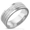 Amanto Ring Akif - Heren - 316L Staal - 8 mm-0