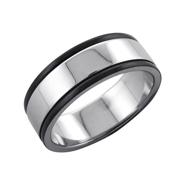 Amanto Ring Ave - Heren - 316L Staal - 8 mm-0