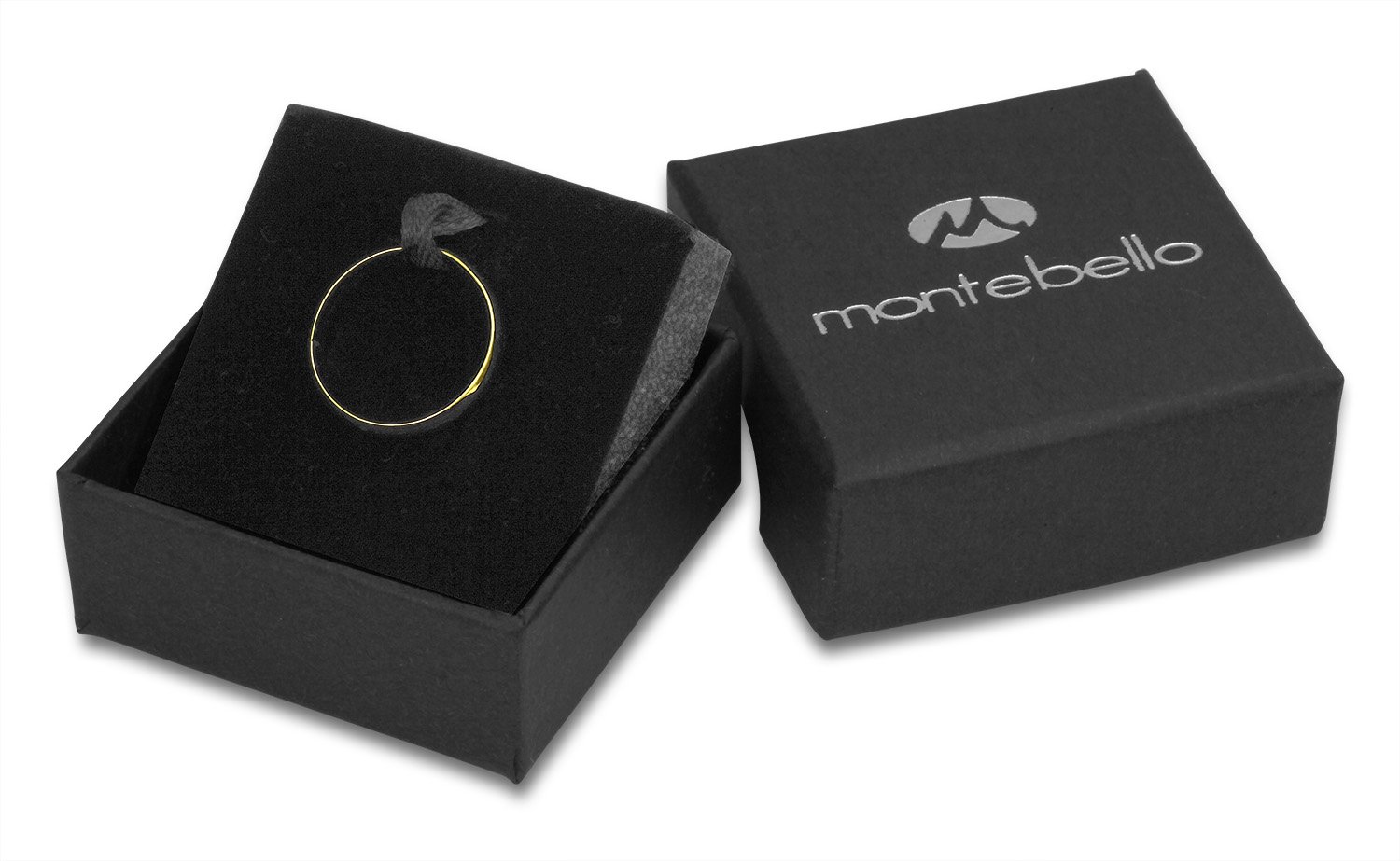 Montebello Ring Tabea Gold - Unisex - 316L Staal - Zirkonia - Trouw - 5 mm -13160