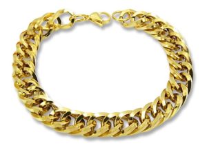Amanto Armband Bayram - Heren - 316L Staal Goud PVD - 11 mm - 22 cm-0
