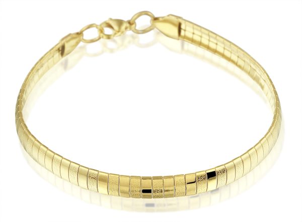 Montebello Armband Blos A - Dames - 316L Staal Goud PVD - Bangle - 6 mm - 20 cm-0