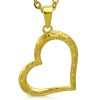 Amanto Ketting Boate Gold - Dames - 316L Staal Goud PVD - Hart - 37 x 36 mm - 50 cm-0
