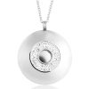 Montebello Ketting Bowdy - Dames - 316L Staal PVD - Zirkonia - 3 x 35 mm - 45 cm-0