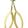 Amanto Ketting Cayro Gold - Dames - 316L Staal Goud PVD- Blad - 35 x 15 mm - 80 cm-0