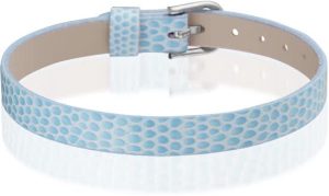 Montebello Armband Anass Blauw - Dames - Leer - Metaal - 20.5 cm-0