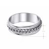 Montebello Ring Arie - Dames - 316L Staal - Mat - Blinkend - 7 mm -14580