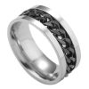 Montebello Ring Arie Black - Dames - 316L Staal - Kabel - 8 mm -0