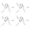 Spiraalvormige oorbellen in zilver-20255