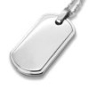 Amanto Ketting DJ - Heren - 316L Staal - Dogtag - 35 x 19 mm - 50 cm-0