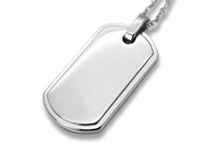 Amanto Ketting DJ - Heren - 316L Staal - Dogtag - 35 x 19 mm - 50 cm-0