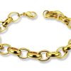 Amanto Armband Djesna Gold - Dames - 316L Staal - Ovaal - 10 mm - 20 cm-0