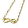 Amanto Ketting Eileen G - Dames - 316L Staal PVD - Infinity - 7x20mm - 48cm-0