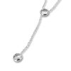 Amanto Ketting Efsa - Dames - 316L Staal PVD -Zirkonia - ∅7 mm - 47 cm-0