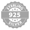 Montebello Ketting Jan DZ410 - Swarovski® Druppel - 925 Zilver Gerhodineerd - 16mm - 42cm-26768